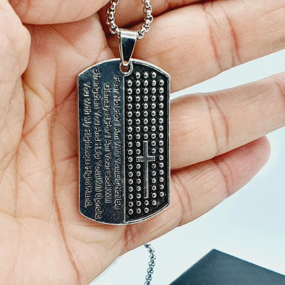 ❤️Soldiers famous Egypt Scripture Necklace, N90201P131